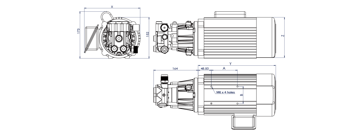 NS-pump Dimentions