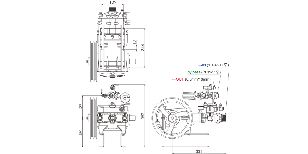 TS-100AP Dimentions TCS-100AP Dimentions