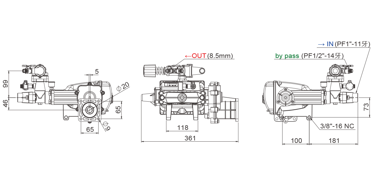 TS-22 Dimentions TS-28 DD AP Dimentions