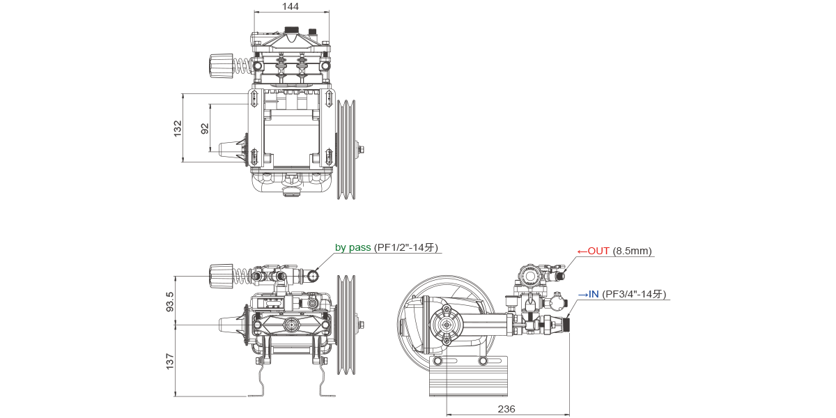 TS-25AP Dimentions TS-25AP Dimentions