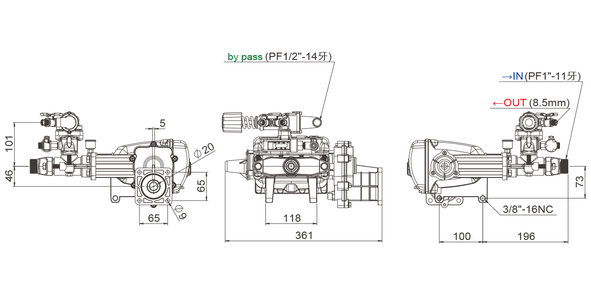 TS-70 DD AP Dimentions