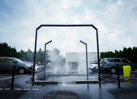 Water Jet Car Wash System / Stationary Disinfection Gate